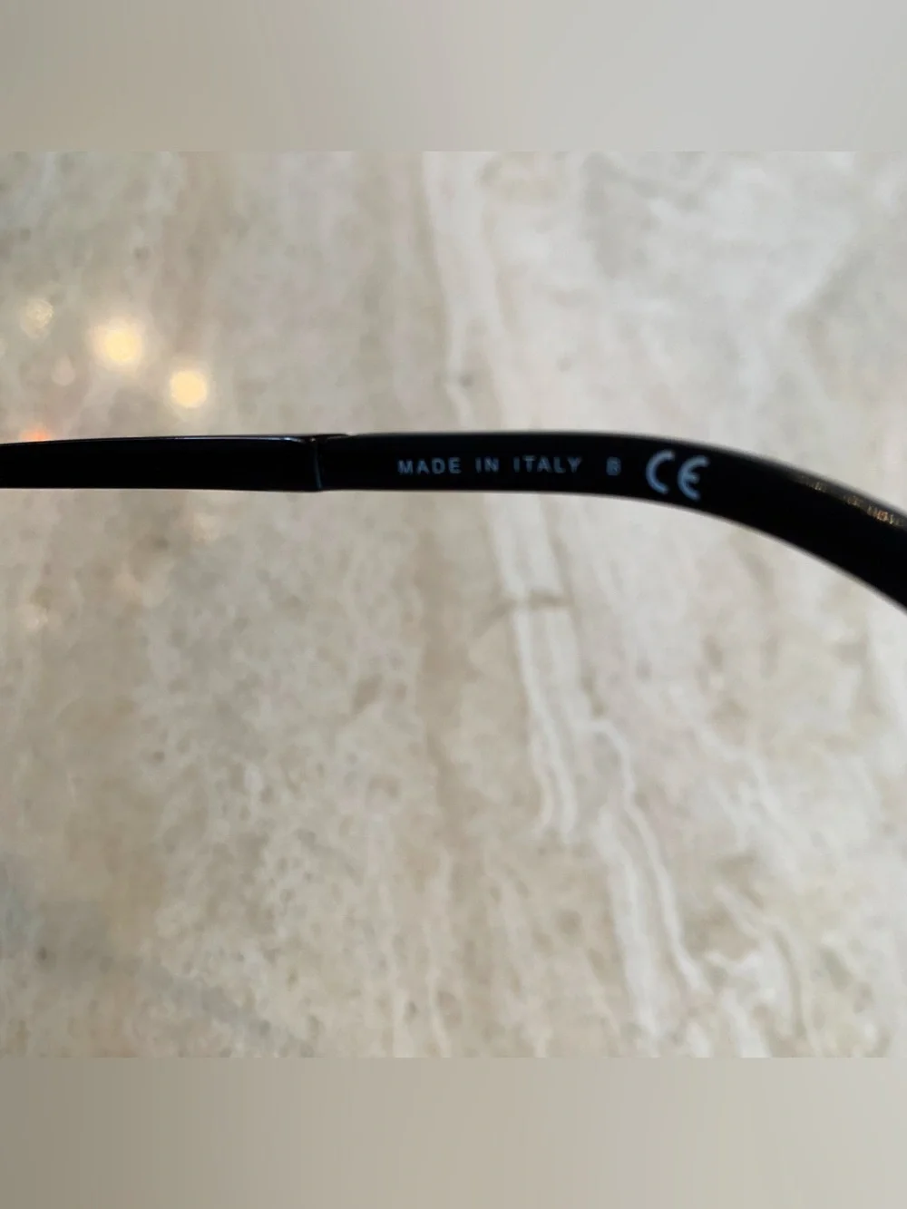 CHANEL Black Sunglasses with Pearl Accent and CC Logo